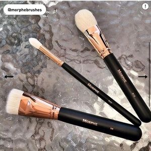 MORPHE makeup brushes (rosegold)